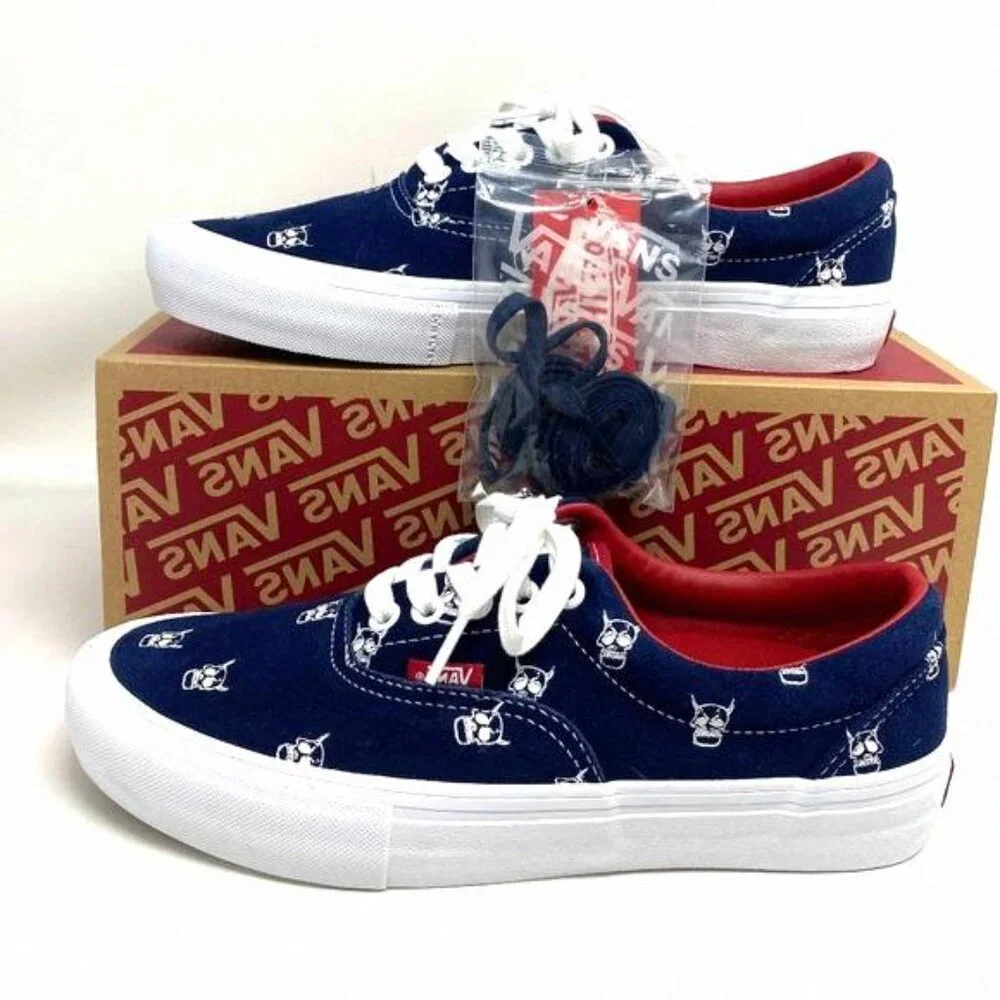 💖MEGA SALE💖VANS Era Pro Kader Sylla Halloween VN0A347L0V0 Women's Navy Suede